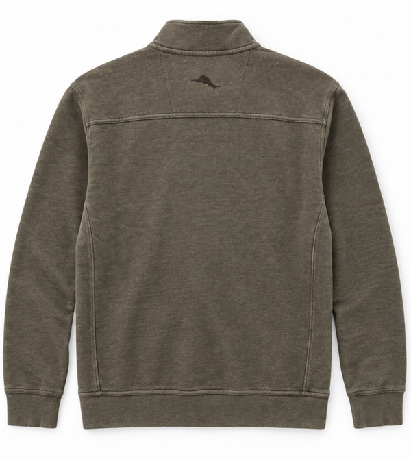 Tommy Bahama Cascade Fade Button Mock | Tapenade