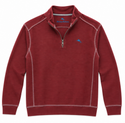 Tommy Bahama Montego Beach Half-Zip Sweatshirt | Pinot Noir