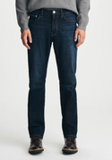 Mavi Zach Straight Leg Jeans Regular Rise | Rinse Brushed Feather Blue
