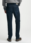 Mavi Zach Straight Leg Jeans Regular Rise | Rinse Brushed Feather Blue