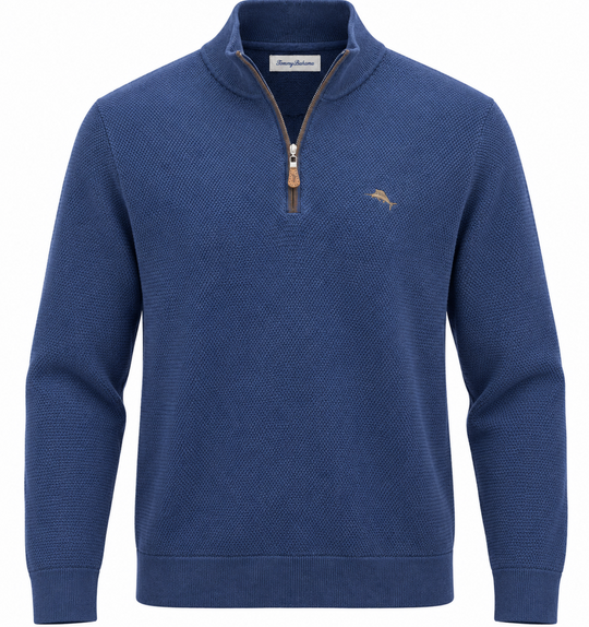 Tommy Bahama Marlin Magic Half Zip | Navy