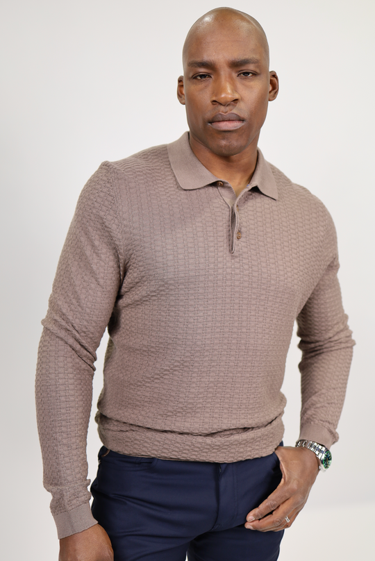 7 Downie St. Polo Sweater | Beige