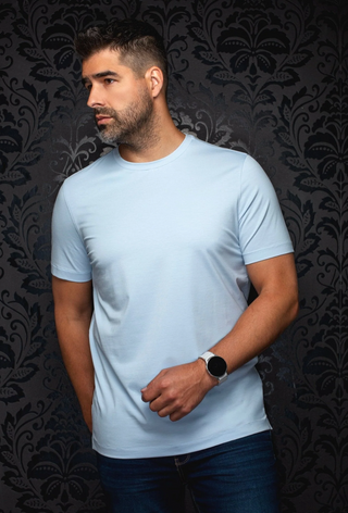 Au Noir Tee C-Maven | Light Blue