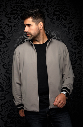 Au Noir Bomber Jacket Romeo | Taupe