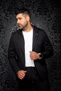Au Noir Blazer Giacomo Hooded | Black