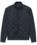 Bugatti Quilted Sweater Jacket | Navy
