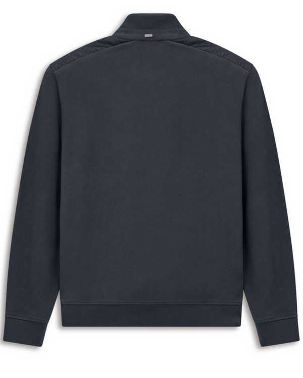 Bugatti Quilted Sweater Jacket | Navy