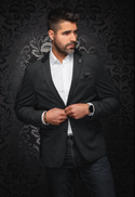 Au Noir Blazer Hemsworth | Black