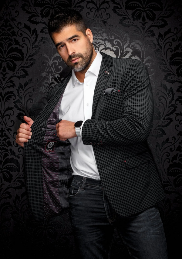 Au Noir Blazer Hemsworth | Black