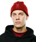 Psycho Bunny Men's Leighton Merino Beanie | Rhythmic Red