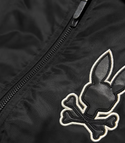 Psycho Bunny Men's Nathaniel Satin Coach Jacket | Black
