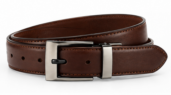 Matteo Reversible Belt | Black to Congac