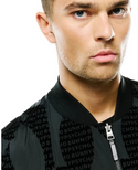 Psycho Bunny Men's Angus Reversible Bomber | Black
