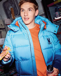 Psycho Bunny Men's Solan Puffer Jacket | Baritone Blue
