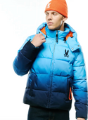 Psycho Bunny Men's Solan Puffer Jacket | Baritone Blue