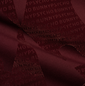 Psycho Bunny Men's Angus Flocked Tee | Burgandy