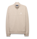 Psycho Bunny Men's Iver 1/4 Zip Sweater | Safari Melange