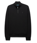 Psycho Bunny Men's Marc Quarter-Zip Sweatshirt | Black