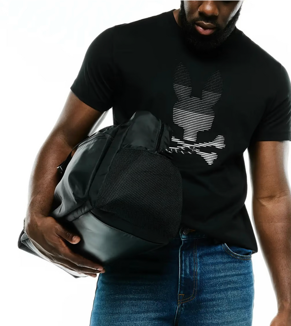 Psycho Bunny Men's Slade Bunny Graphic Tee | Black