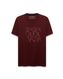Psycho Bunny Angus Graphic Tee | Burgundy