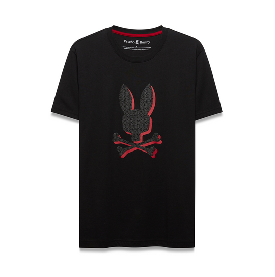 Psycho Bunny Men's Sawyer Graphic Tee | Black