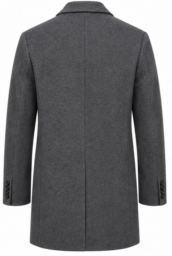 Calvin Klein Wool Blend Coat | Medium Grey
