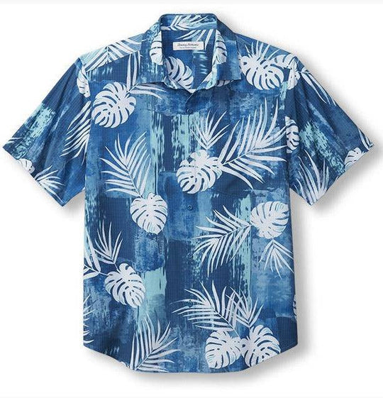 Tommy Bahama Bahama Coast Legendary Leaves IslandZone® Short-Sleeve Shirt | Greek Isles