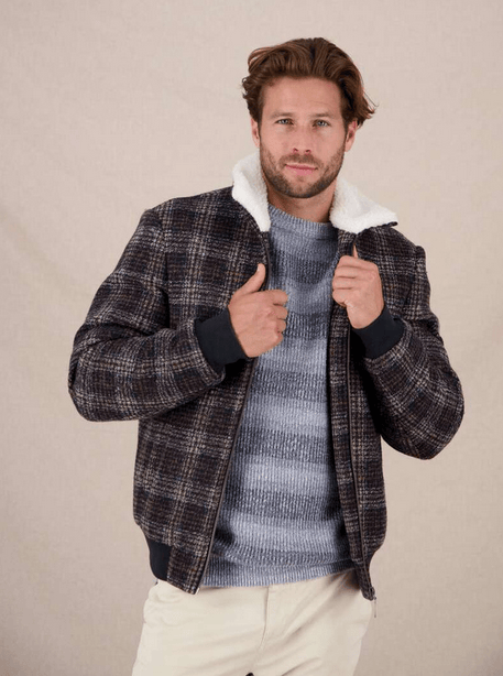 A Fish Named Fred Jopper Coat | Check - Caswell's Fine Menswear