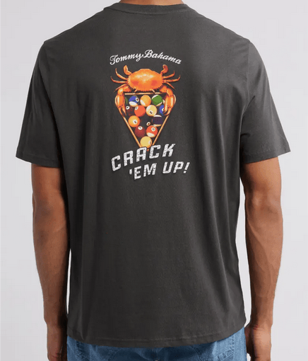 Tommy Bahama Crack Em Up Tee | Coal - Caswell's Fine Menswear
