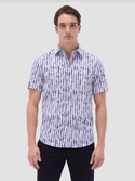 Bugatchi Orson Seersucker Shirt | Zinc - Caswell's Fine Menswear