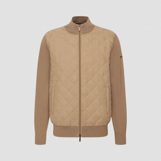 Bugatti Quilted Jacket | Tan