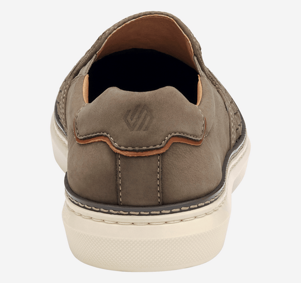 Johnston & Murphy McGuffey 2 Woven Slip-On | Taupe - Caswell's Fine Menswear