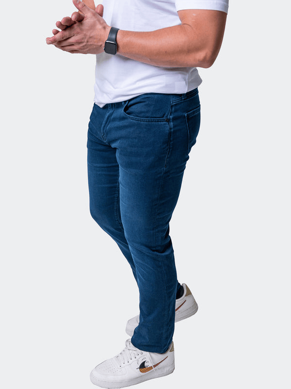 Maceoo Jeans Future | Blue - Caswell's Fine Menswear