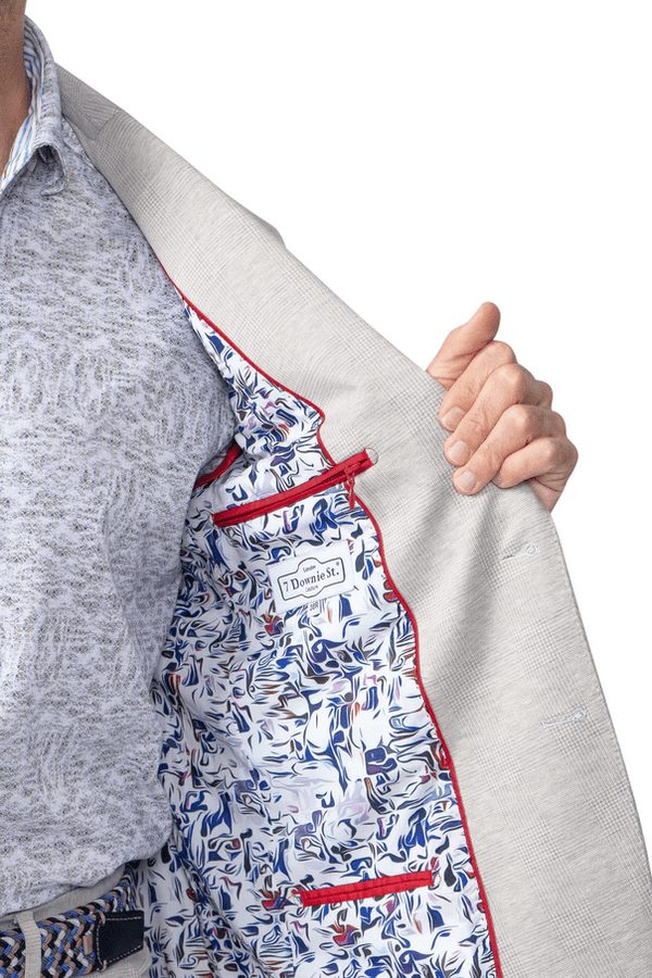 7 Downie St. Suit Separate / Blazer | Beige - Caswell's Fine Menswear