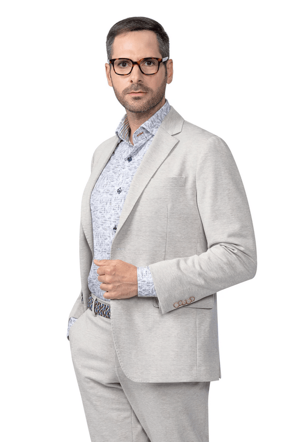 7 Downie St. Suit Separate / Blazer | Beige - Caswell's Fine Menswear