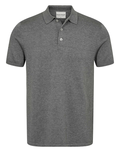 Brunn & Stengade Aaran Regular Fit Polo | Grey - Caswell's Fine Menswear