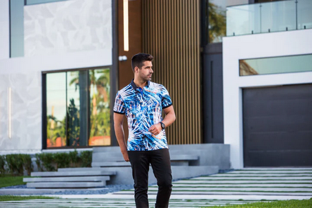 Au Noir Polo | AMAZONIA, Turquoise