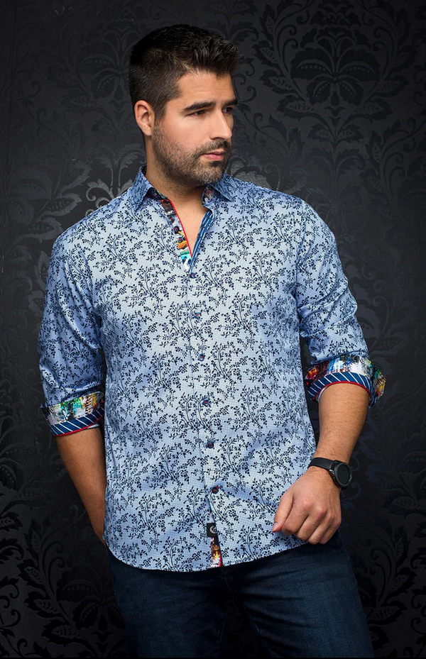 Au Noir Shirt 360° Stretch Shirt | VICTOR, Light Blue