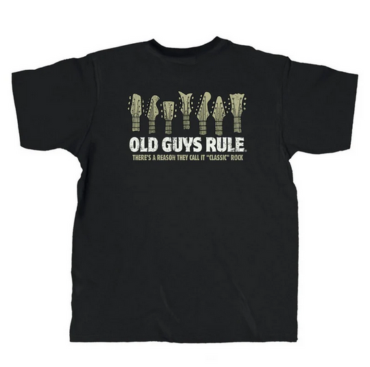 Old Guys Rule T-Shirt Classic Rock | Black