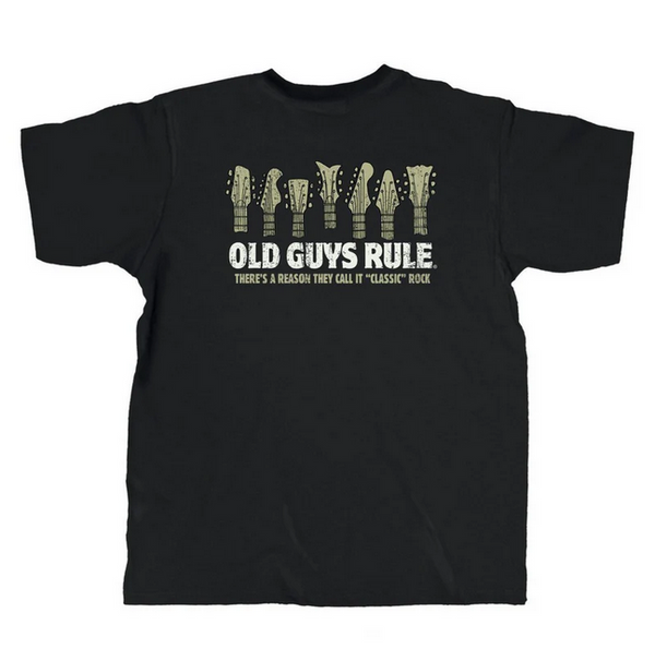 Old Guys Rule T-Shirt Classic Rock | Black