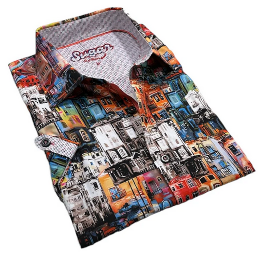 Sugar Shirt Short Sleeve MILAN | Flame