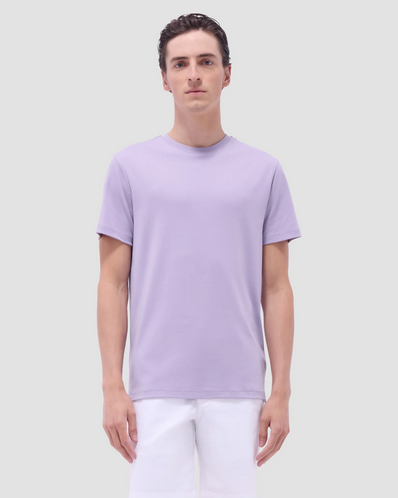 Bugatchi Hank Crew Neck T-Shirt | Lilac