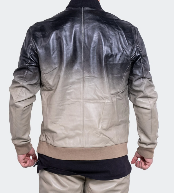 Maceoo Veste en cuir | Gris