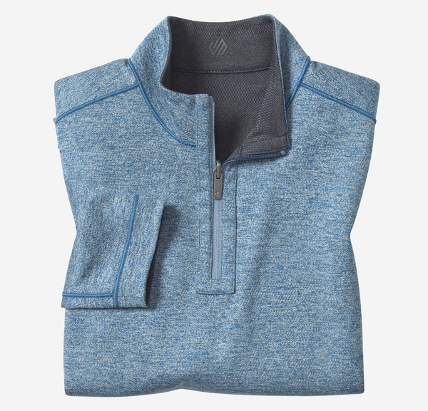 Johnston & Murphy XC4® Performance Reversible Quarter-Zip | Navy
