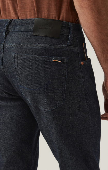 34 Heritage Courage Straight Leg Pants in Dark Blue Selvedge