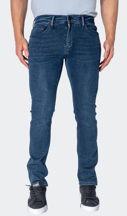 Maceoo Stretch Jean Straight | Blue