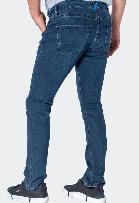 Maceoo Stretch Jean Straight | Blue