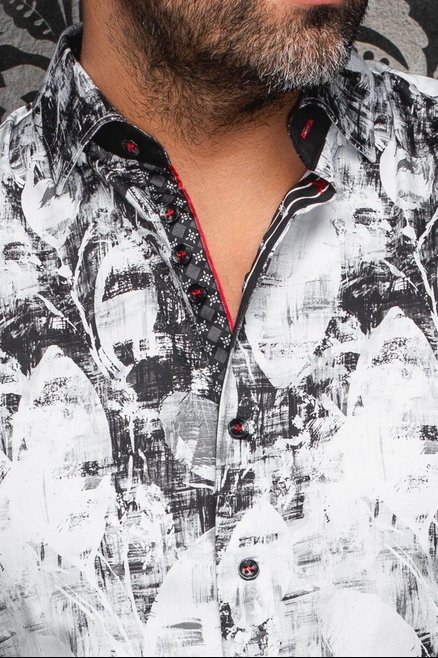 Au Noir Shirt | JASPER, White Black