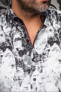 Au Noir Shirt | JASPER, White Black
