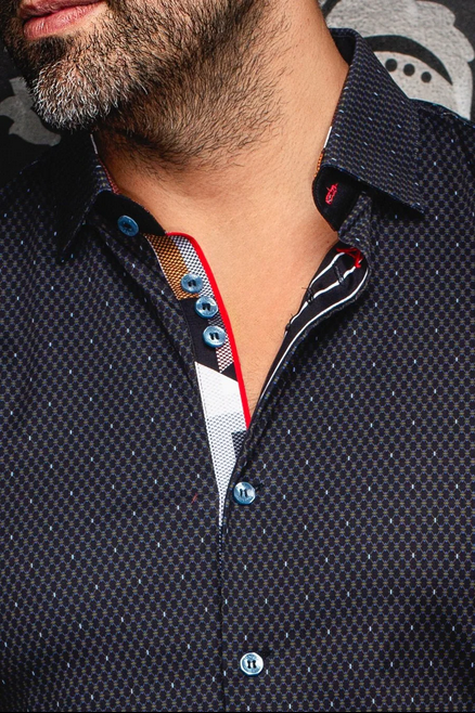 Au Noir 360° Stretch Shirt Long Sleeve | HOUND, Black Olive